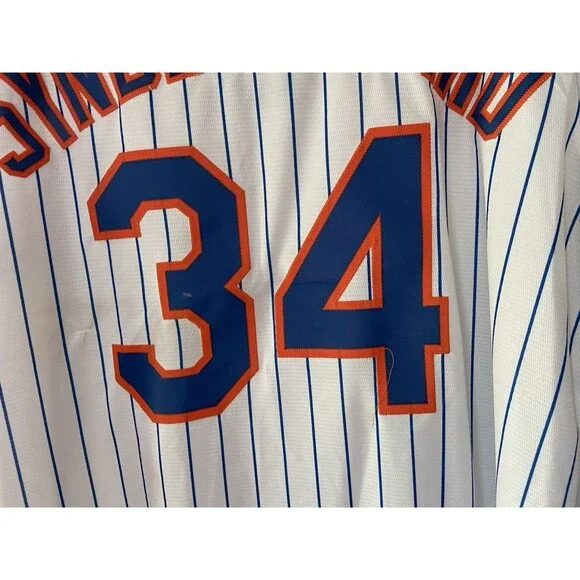 New York Mets Noah Snydergaard #34 Jersey‎ Size XL Majestic Cool Base Authentic
